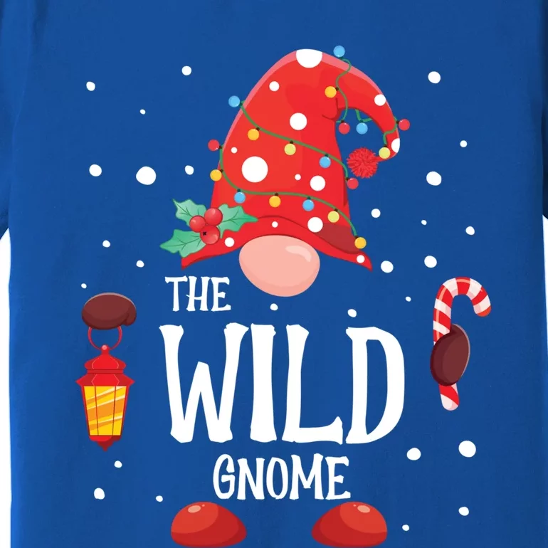 The Wild Gnome Matching Family Christmas Gnome Pajama Cool Gift Premium T-Shirt