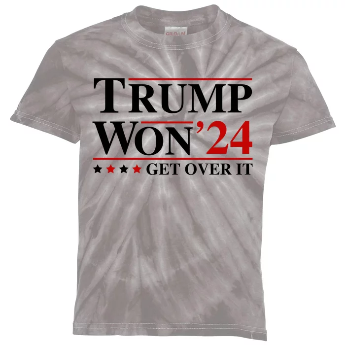 Trump Won Get Over It Kids Tie-Dye T-Shirt