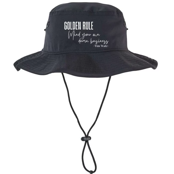 Tim Walz Golden Rule Mind Your Own Damn Business Legacy Cool Fit Booney Bucket Hat