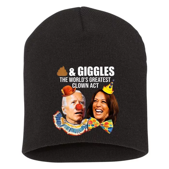 The World's Greatest Clown Act Anti Biden Short Acrylic Beanie