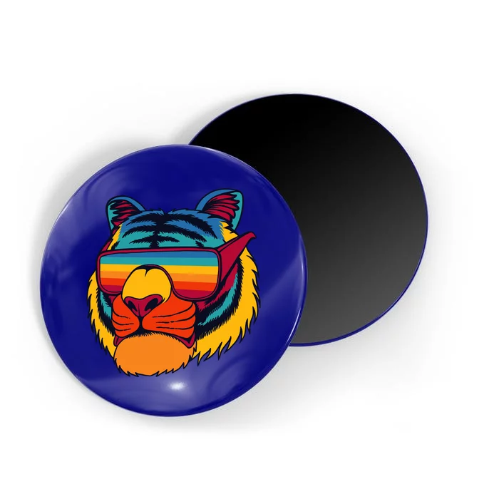 Tiger With Glasses Magnet