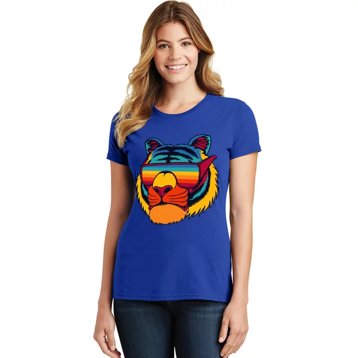 Tiger With Glasses Women's T-Shirt