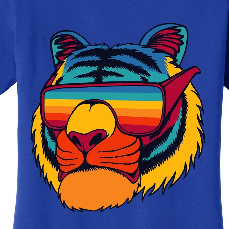 Tiger With Glasses Women's T-Shirt