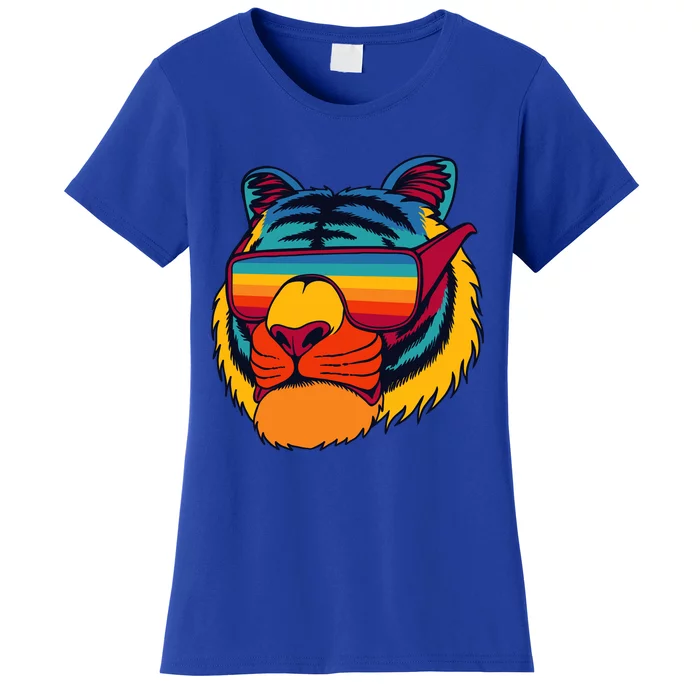 Tiger With Glasses Women's T-Shirt