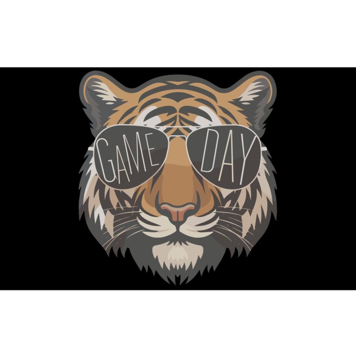 Tigers With Game Day Glasses Game Day Mascot Bumper Sticker