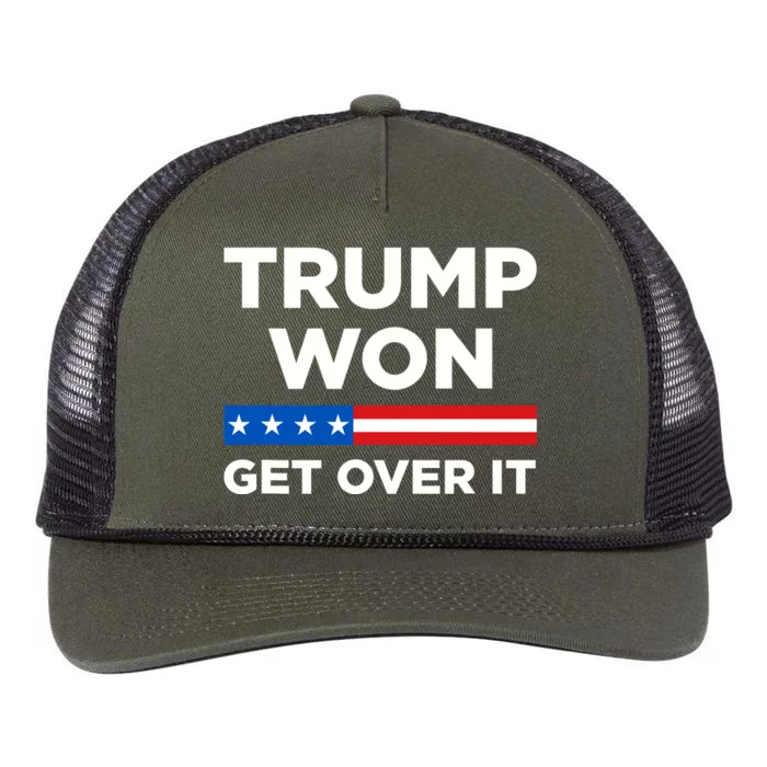 Trump Won Retro Rope Trucker Hat Cap