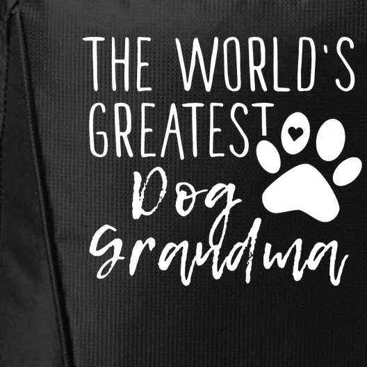 The WorldS Greatest Dog Grandma City Backpack