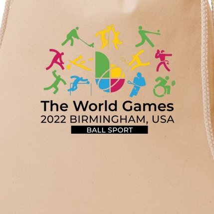 The World Games 2022 Birmingham Drawstring Bag