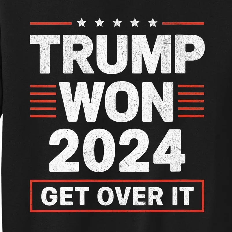 Trump Won Get Over It 2024 Sweatshirt