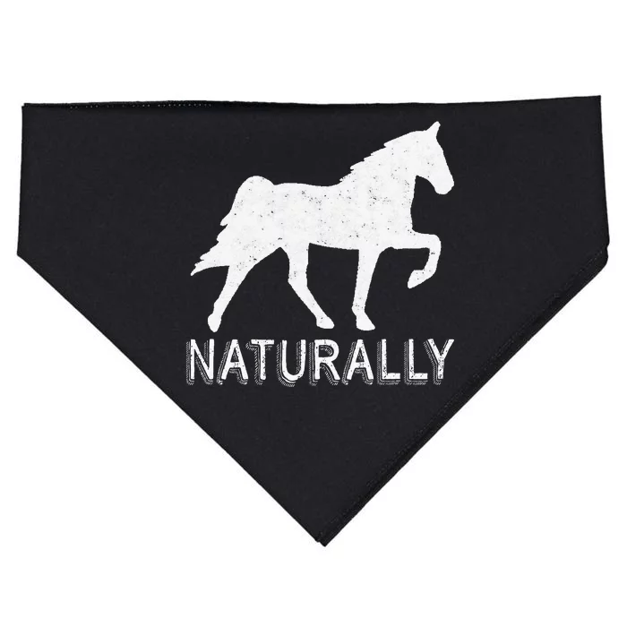 Tennessee Walking Horse Gaited Naturally funny USA-Made Doggie Bandana