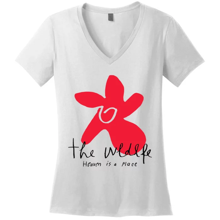 The Wldlfe Heaven Is A Place Women's V-Neck T-Shirt