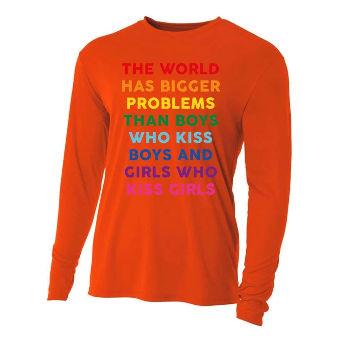 The World Has Bigger Problems Cooling Performance Long Sleeve Crew