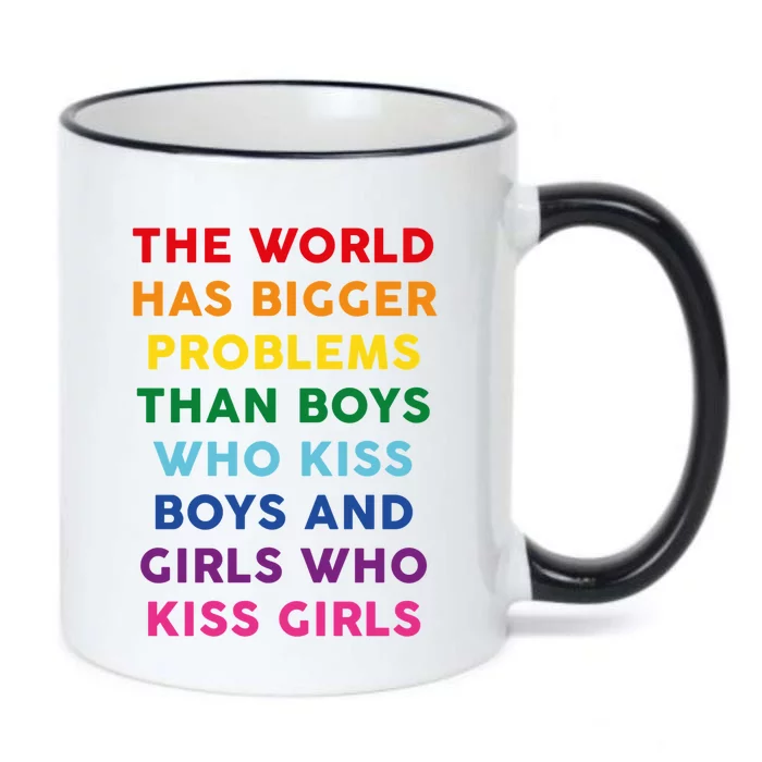 The World Has Bigger Problems Black Color Changing Mug