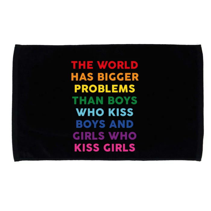 The World Has Bigger Problems Microfiber Hand Towel