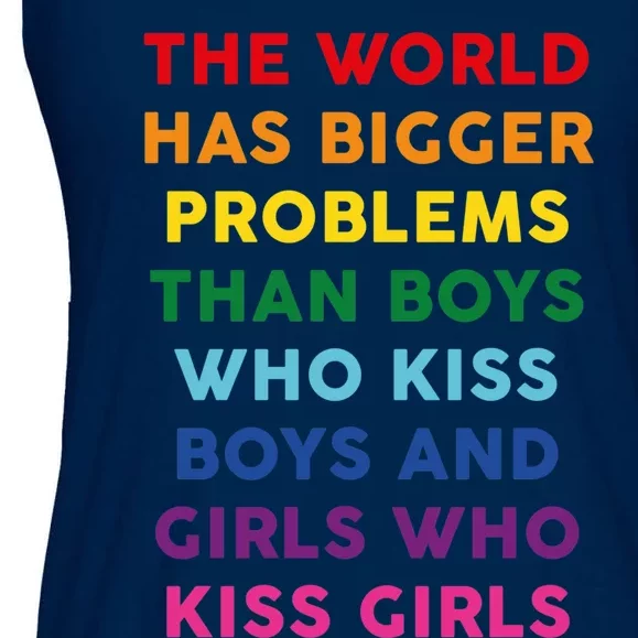 The World Has Bigger Problems Ladies Essential Flowy Tank