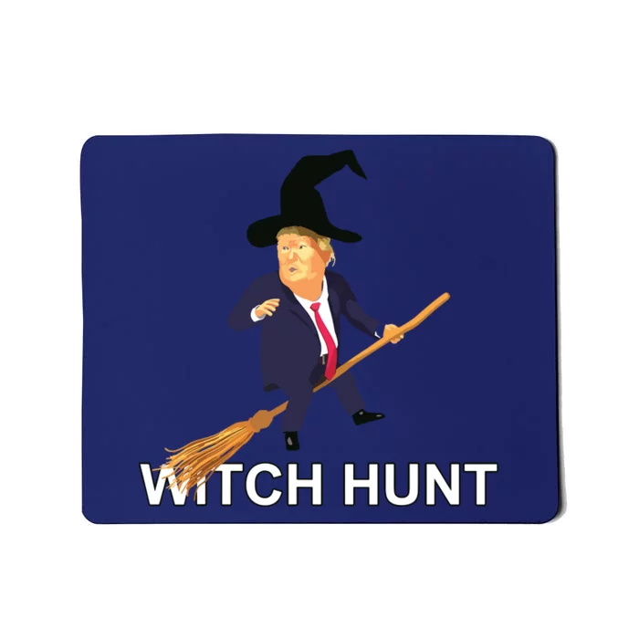 Trump Witch Hunt Funny Halloween Costume Mousepad