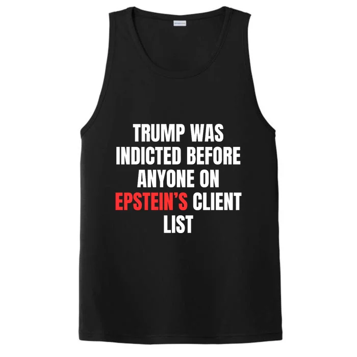 Trump Was Indicted Before Anyone On Epstein’S Client List Performance Tank