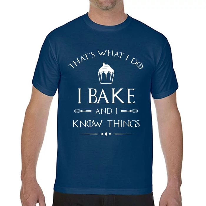 Thats What I Do I Cook And I Know Things Chef Comfort Colors T-Shirt