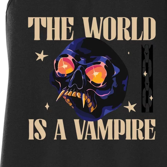 The World Is A Vampire Women's Racerback Tank