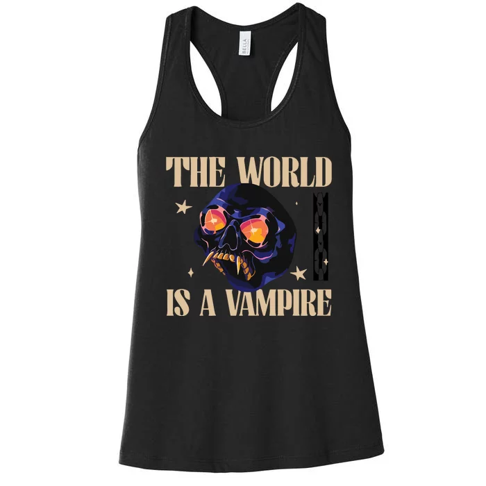 The World Is A Vampire Women's Racerback Tank