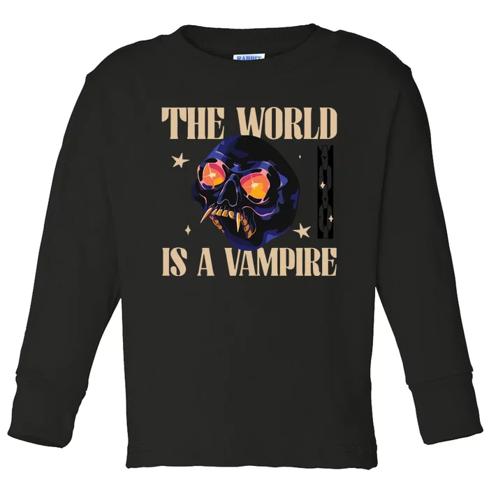 The World Is A Vampire Toddler Long Sleeve Shirt