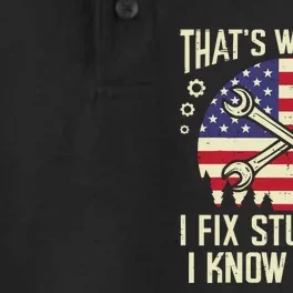 Thats What I Do Fix Stuff Usa Flag Car Mechanic Garage Dry Zone Grid Performance Polo