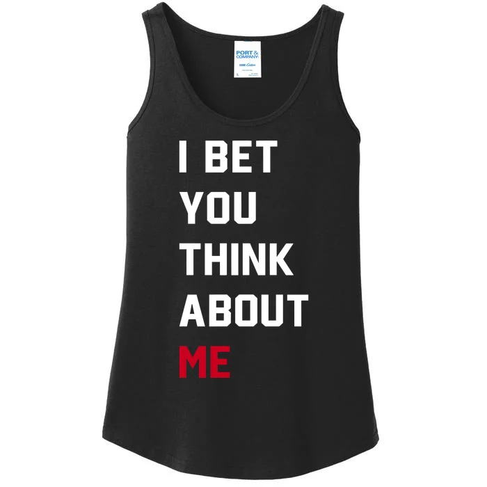 Taylor Wearing I Bet You Think About Me Ladies Essential Tank