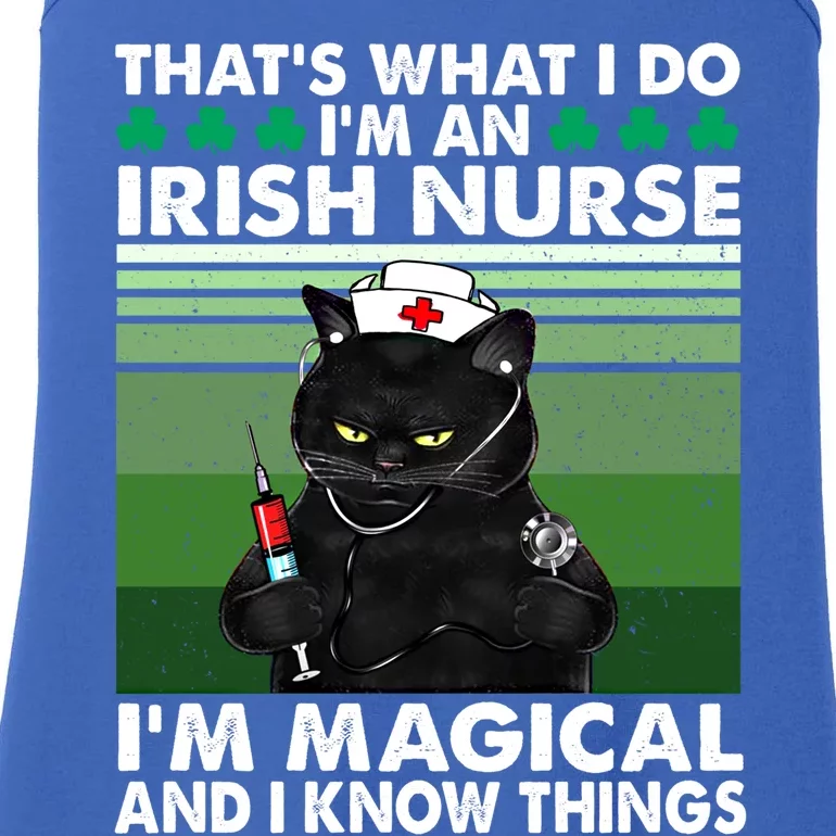 That's What I Do I'm An Irish Nurse I'm Magical Cute Gift Ladies Essential Tank