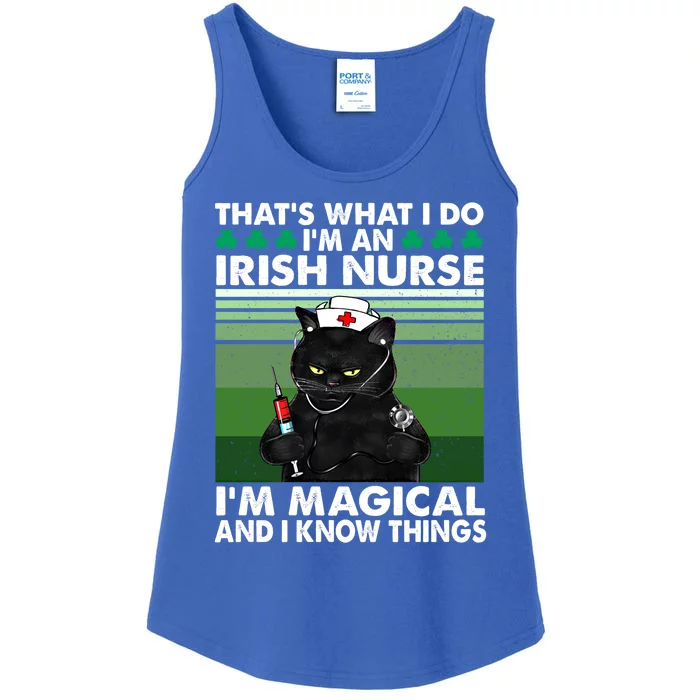 That's What I Do I'm An Irish Nurse I'm Magical Cute Gift Ladies Essential Tank