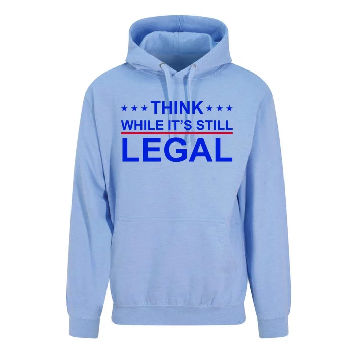 Think While It's Still Legal Constitutional Rights Unisex Surf Hoodie