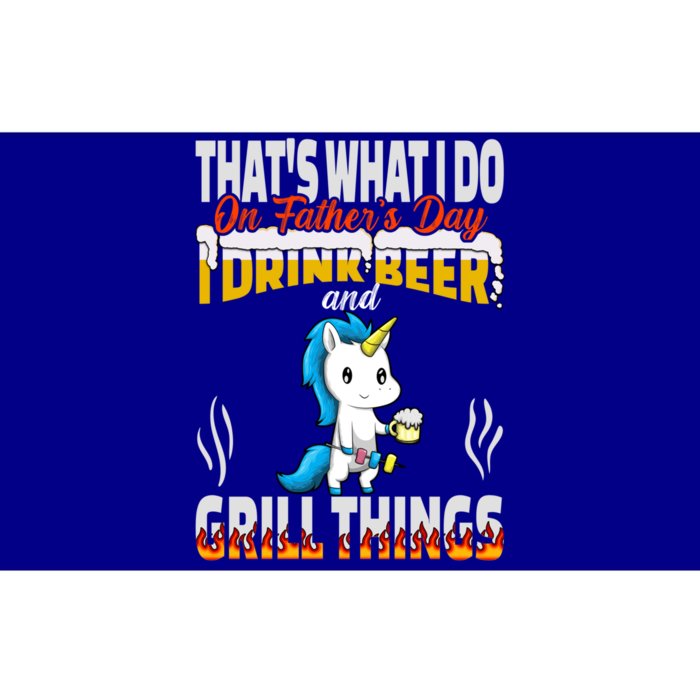 Thats What I Do I Beer And Grill Things Fathers Day Gift Bumper Sticker