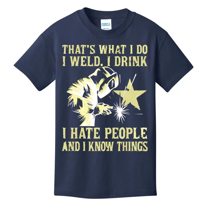 That's What I Do I Read Books And I Know Things Reading Kids T-Shirt