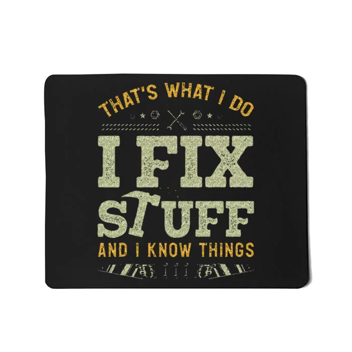 Thats What I Do I Read Books And I Know Things Funny Reading Mousepad