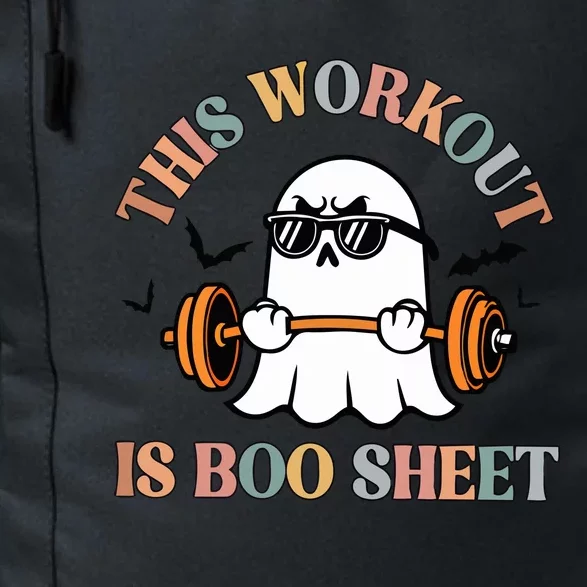 This Workout Is Boo Sheet Halloween Ghoul Ghost Daily Commute Backpack