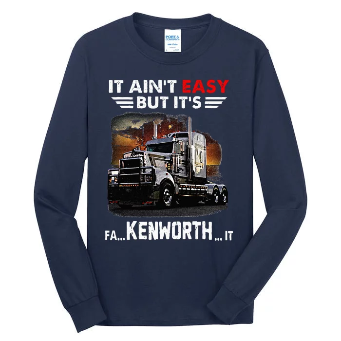 THATS WHAT I DO I FIX STUFF AND I BUILD THINGS WEATHERED Tall Long Sleeve T-Shirt