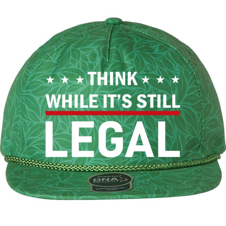 Think While It's Still Legal Aloha Rope Hat
