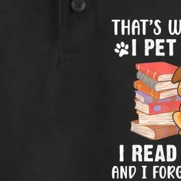 That What I Do I Pet Dogs I Play Guitars & I Know Things Dog Dry Zone Grid Performance Polo