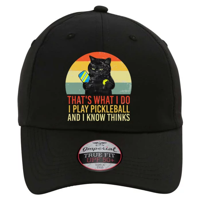 ThatS What I Do Cat Lovers Paddleball Player Pickleball The Original Performance Cap