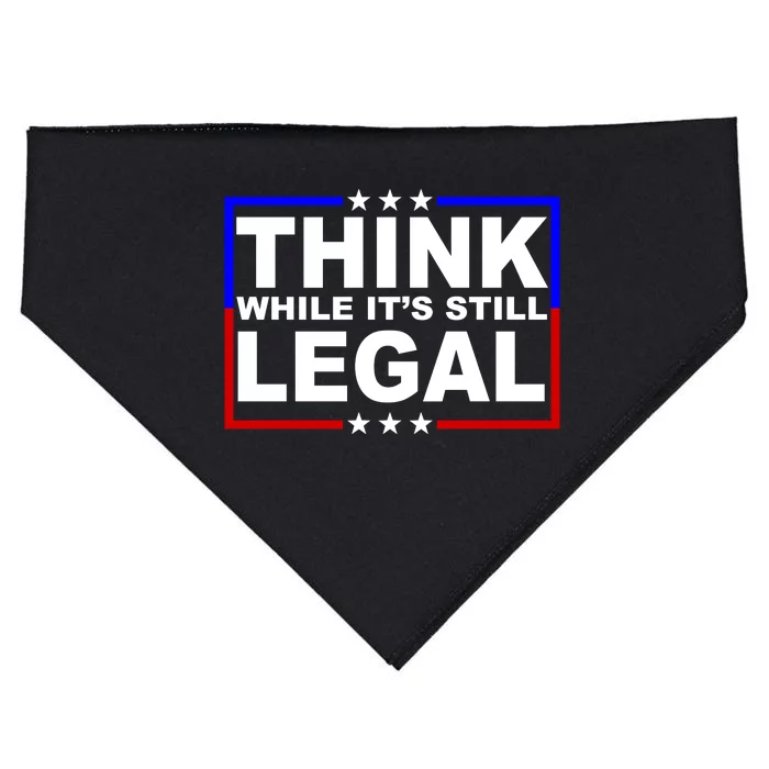 Think While It's Still Legal Logo USA-Made Doggie Bandana