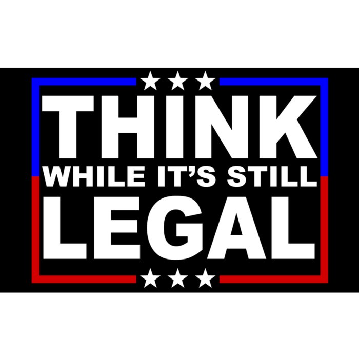 Think While It's Still Legal Logo Bumper Sticker