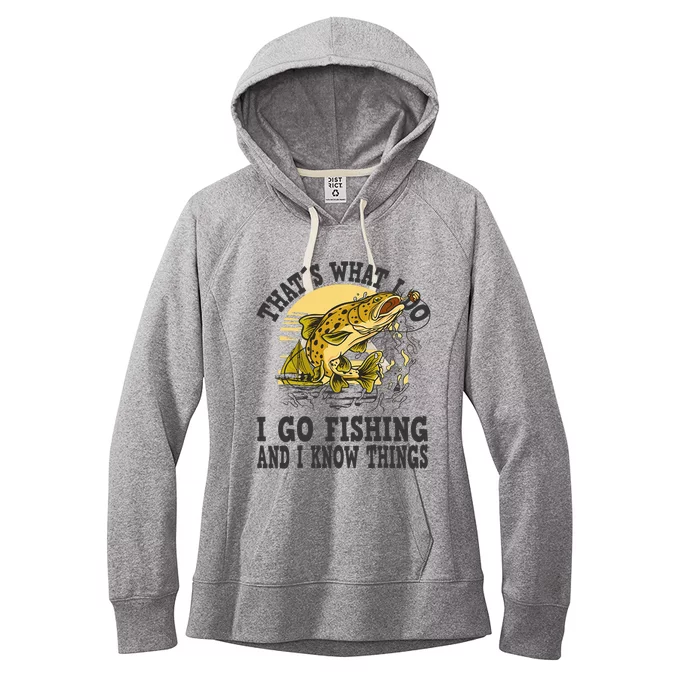 Thats What I Do I Go Fishing Women's Fleece Hoodie