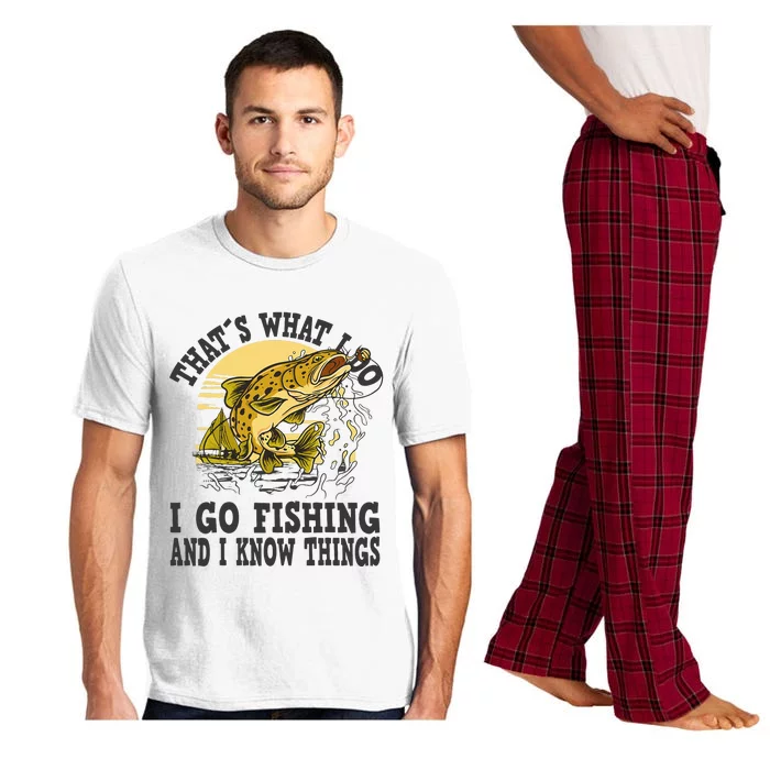 Thats What I Do I Go Fishing Pajama Set