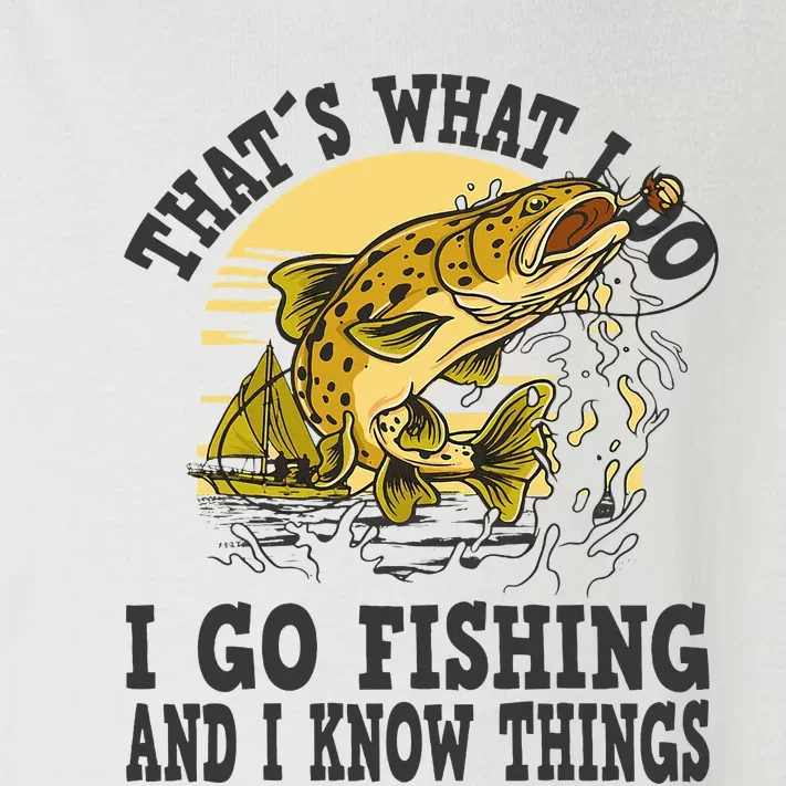 Thats What I Do I Go Fishing Toddler Long Sleeve Shirt