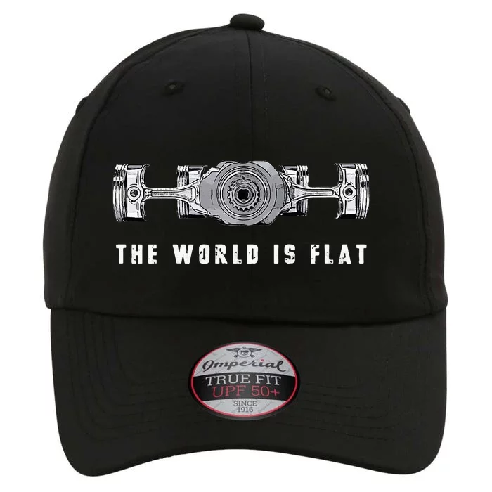 The World Is Flat Boxer Engine Car Enthusiast The Original Performance Cap