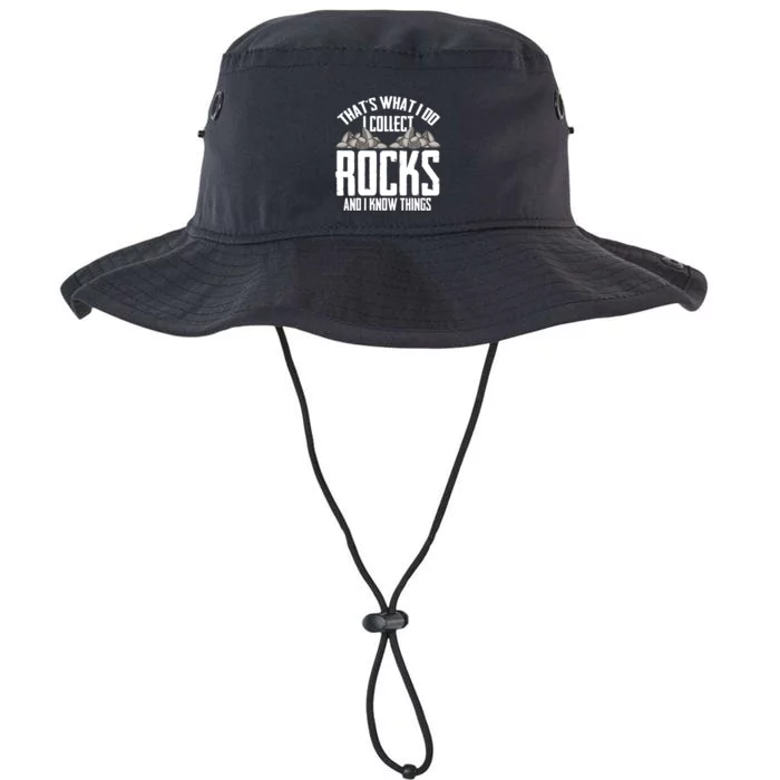 Thats What I Do I Collect Rocks And I Know Things Legacy Cool Fit Booney Bucket Hat