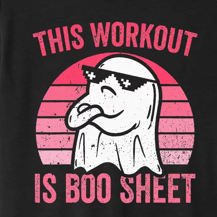 This Workout Is Boo Sheet Halloween Gym Ghost ChromaSoft Performance T-Shirt