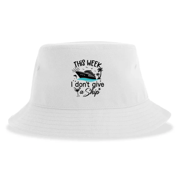 This Week IDont Give AShip Sustainable Bucket Hat