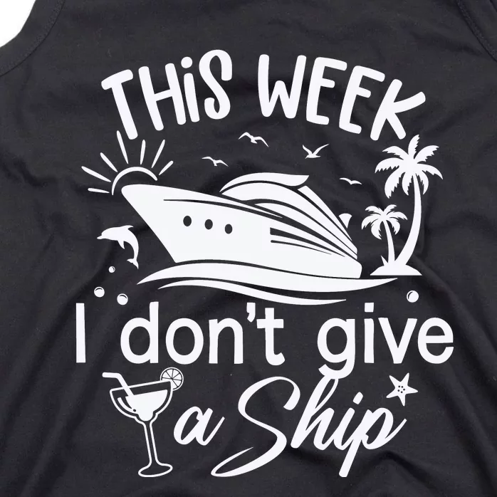 This Week IDont Give AShip White Tank Top