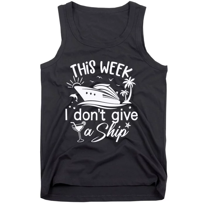 This Week IDont Give AShip White Tank Top