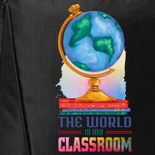 The World Is My Classroom Globe City Backpack